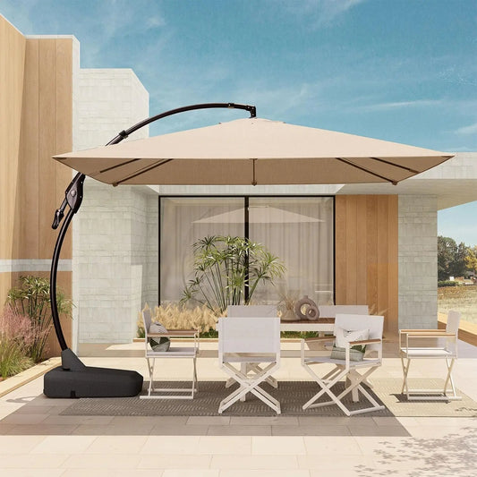 10x10 FT Patio Offset   Large Umbrella