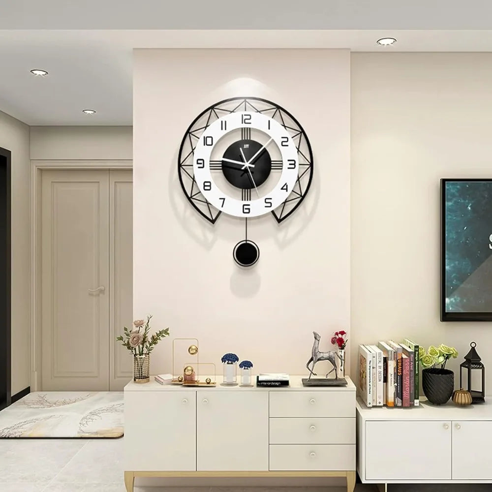 Large Modern Style Wall Clock
