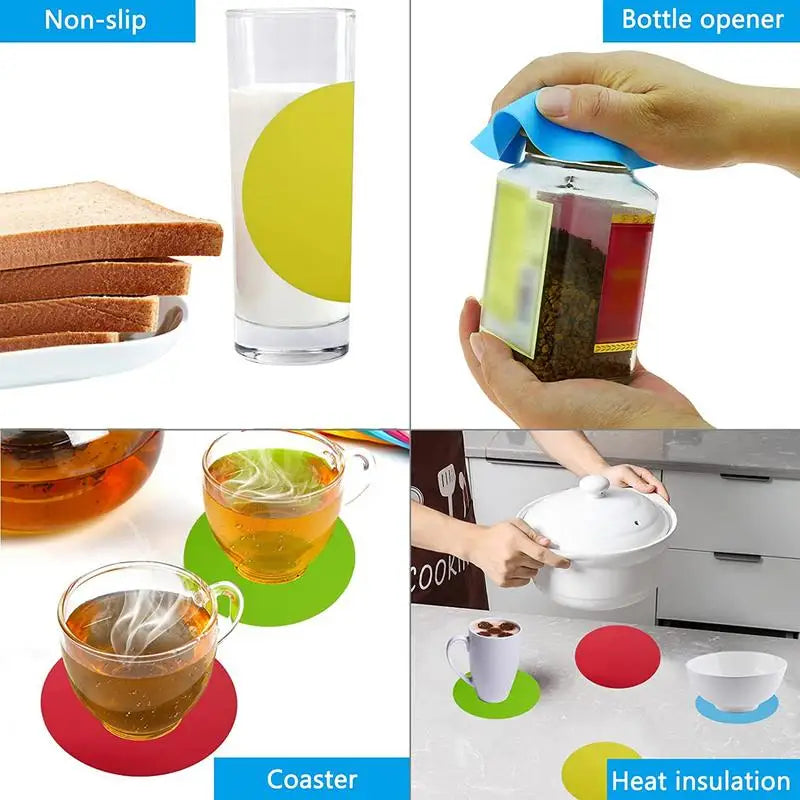 Silicone Bottle Opener and Jar Gripper