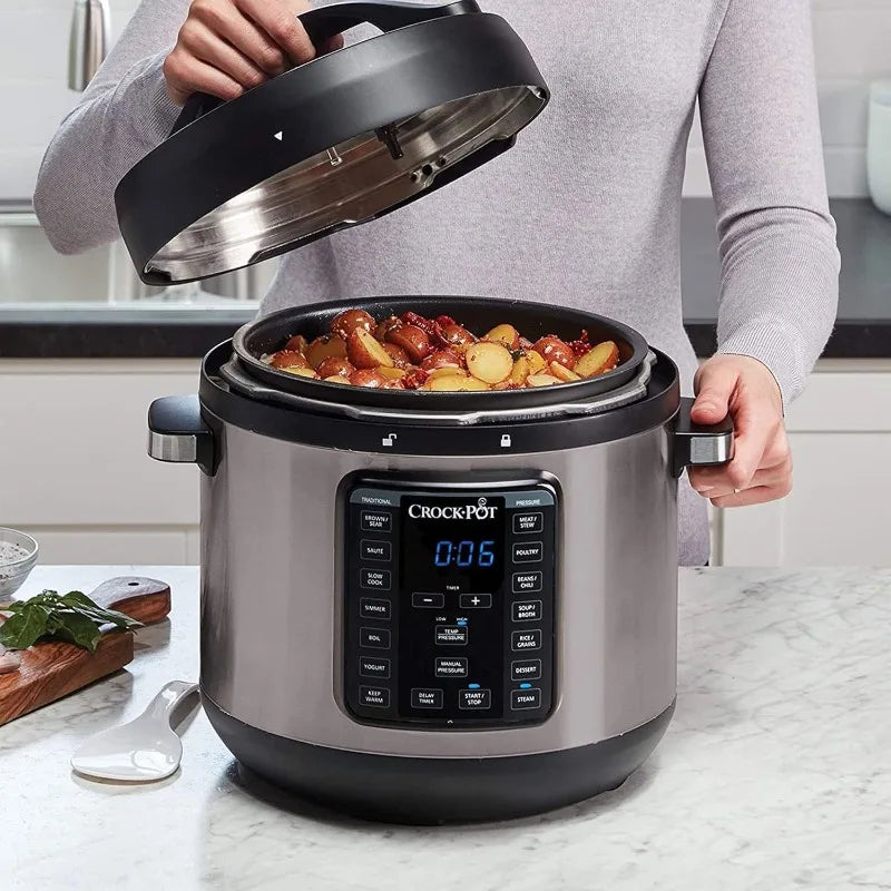 8-Quart Crock-Pot - Programmable Slow Cooker and Pressure Cooker