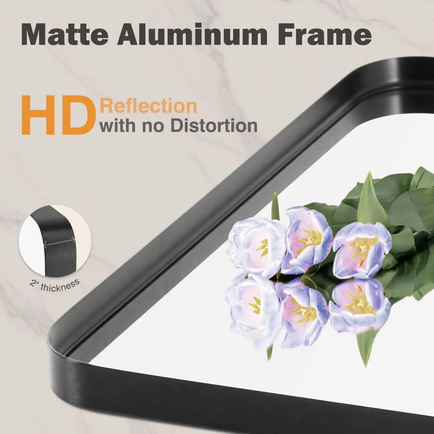 36"x 24" Bathroom   Wall Mirror