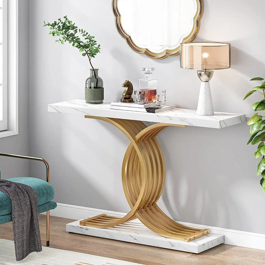 Gold Entryway Table
