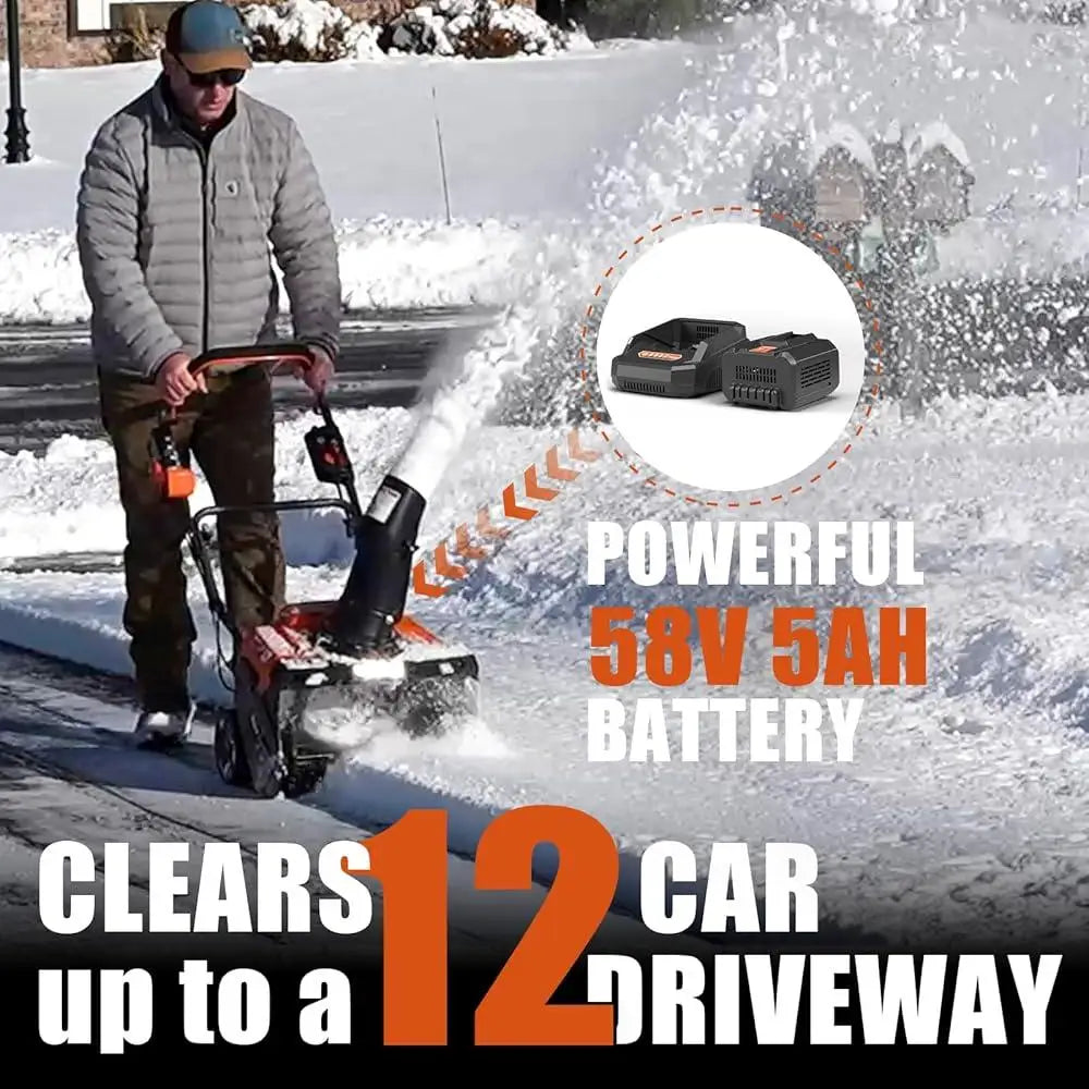 Cordless Battery Powered Snow Blower