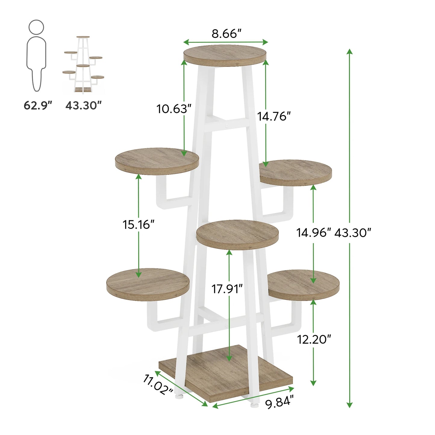 7 Tier Indoor Plant Stand