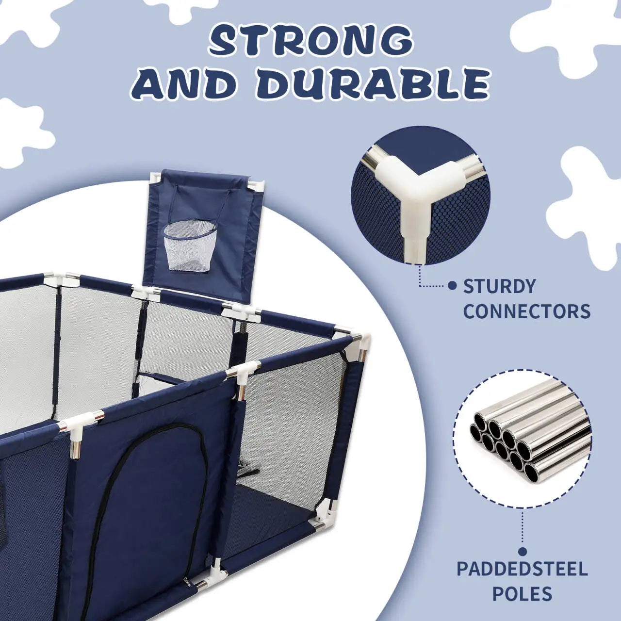 Rectangle Baby Playpen