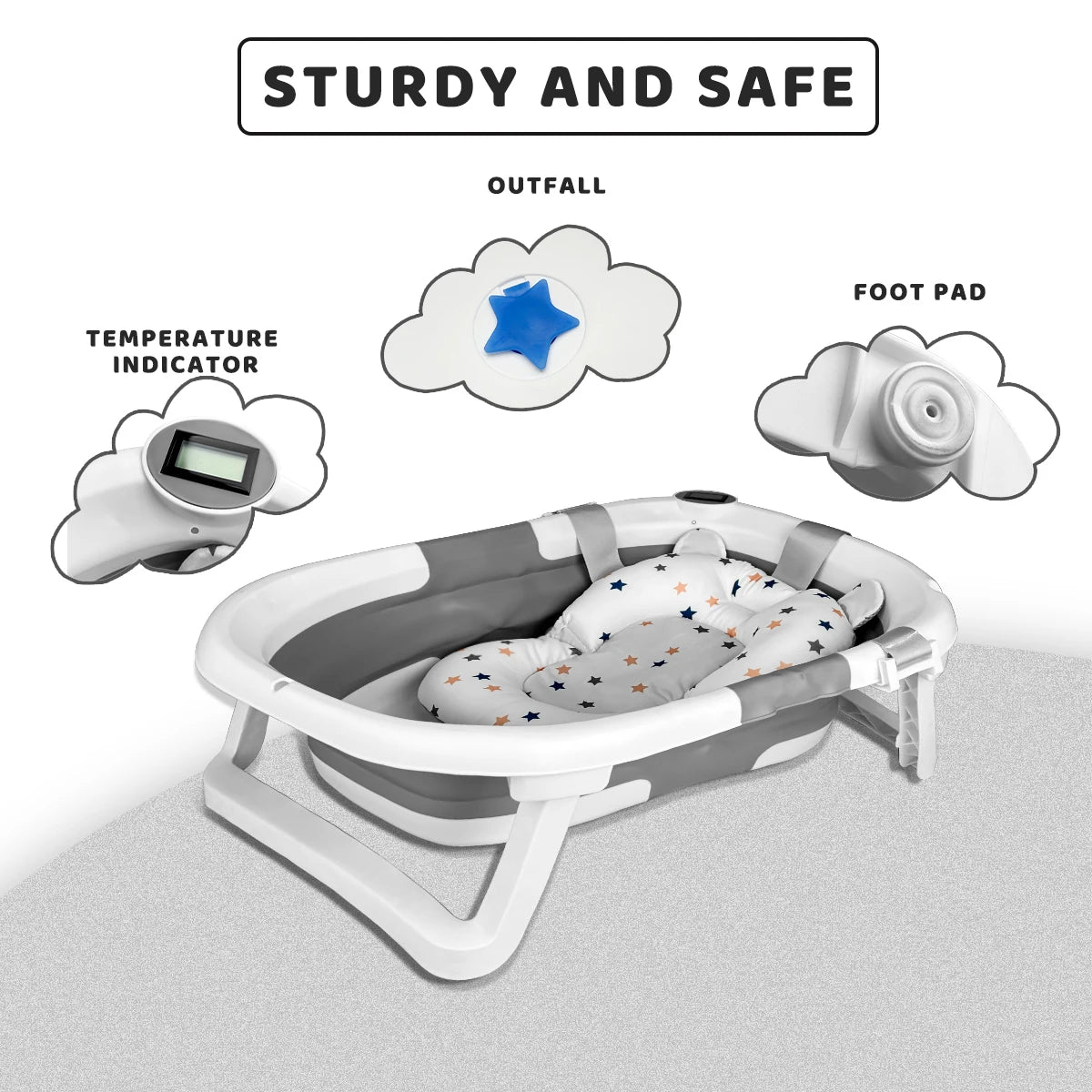 Portable Travel Baby Bathtub