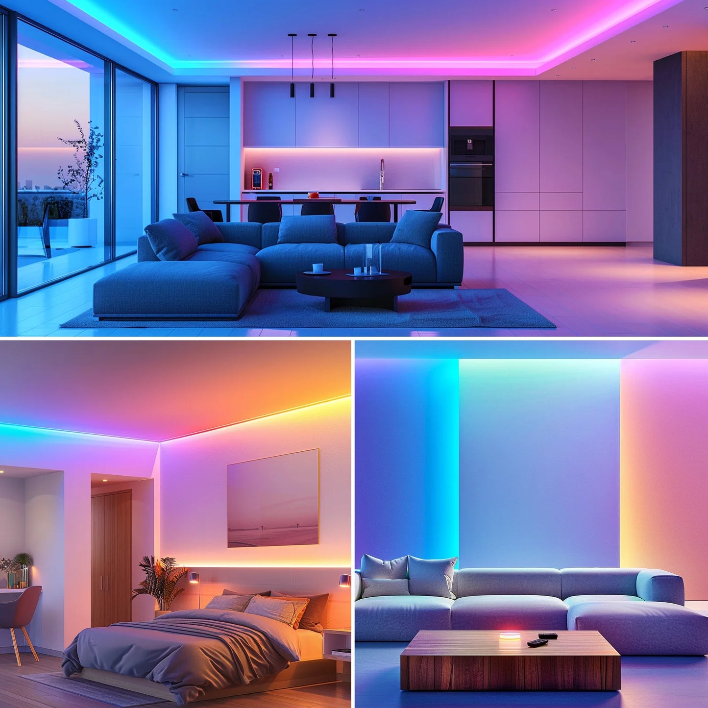 200ft smart LED color-changing   strip lights