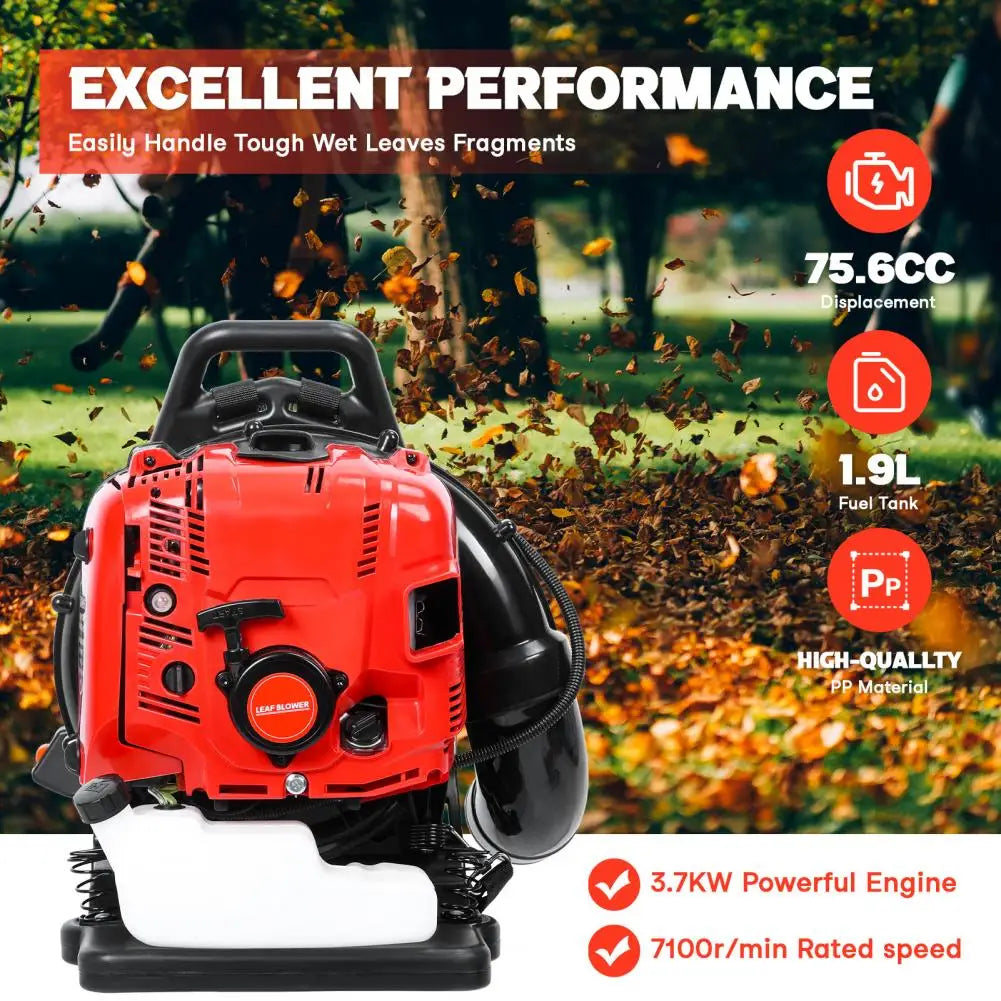 4-Stroke Backpack Gas Leaf and Snow Blower