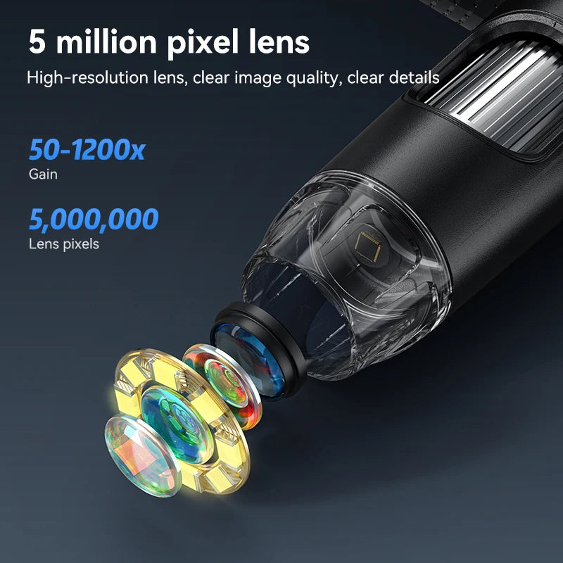 Portable 7" IPS Digital Microscope