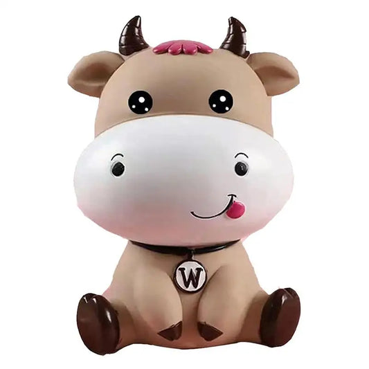 Cute Animal Cow Coin Storage Bank