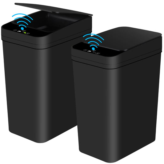 2 Pack 12L Automatic Trash Cans