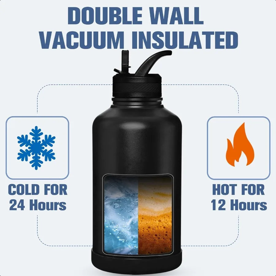 64 oz Insulated Sports Water Bottle