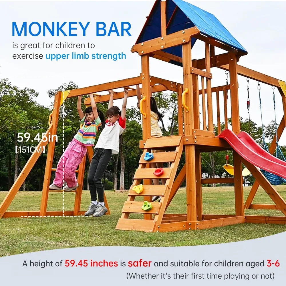 Wooden Playground Swing Sets