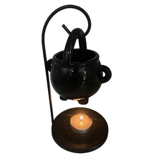 Hanging Cauldron Wax Burner Tealight Candle Holder