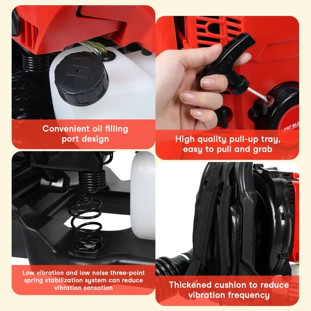 4-Stroke Backpack Gas Leaf and Snow Blower