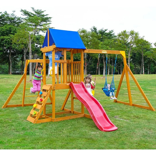 Wooden Playground Swing Sets