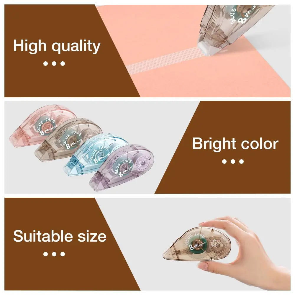 8-pack double-sided glue tape for scrapbooking