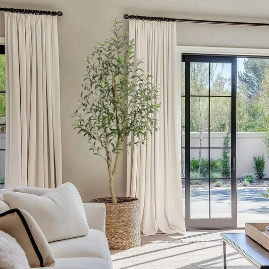 5/6/7ft Artificial Indoor Olive Silk Tree