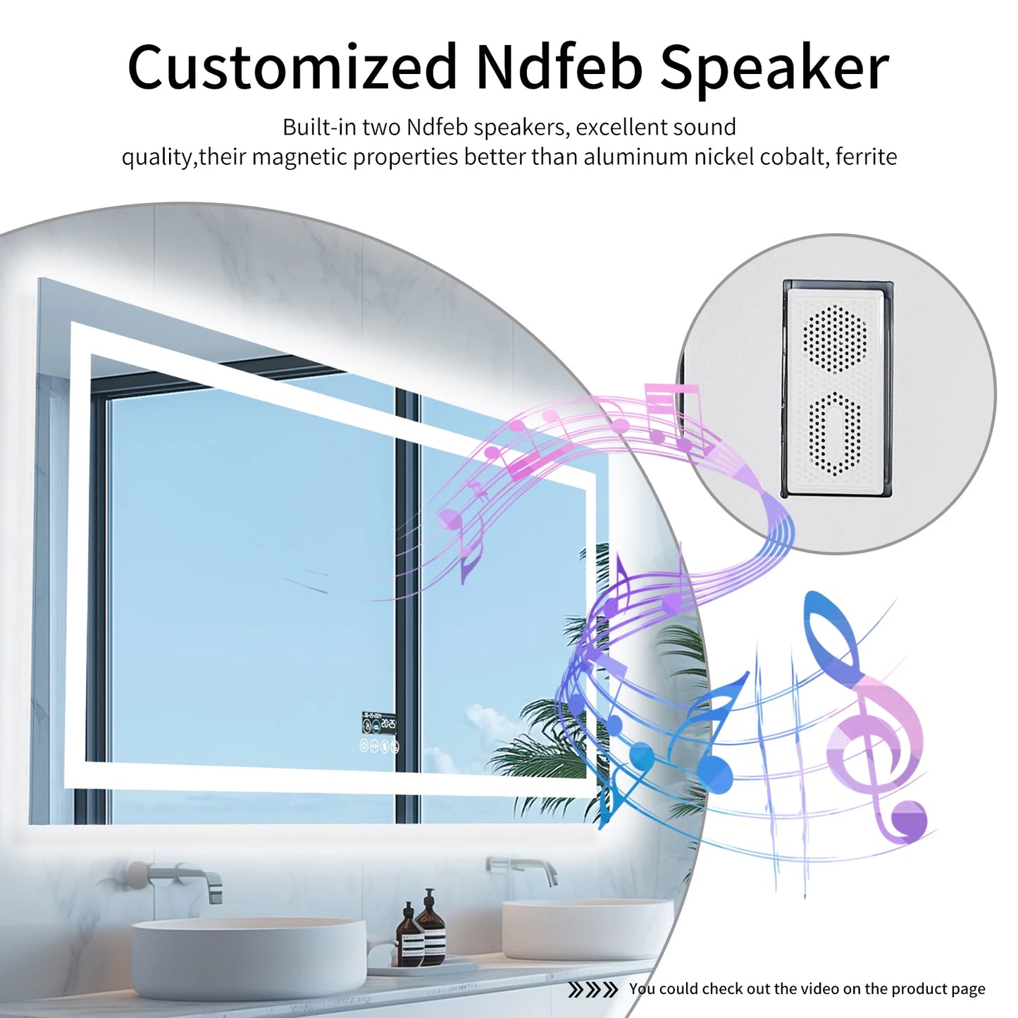 LED Lighted Bathroom Mirror