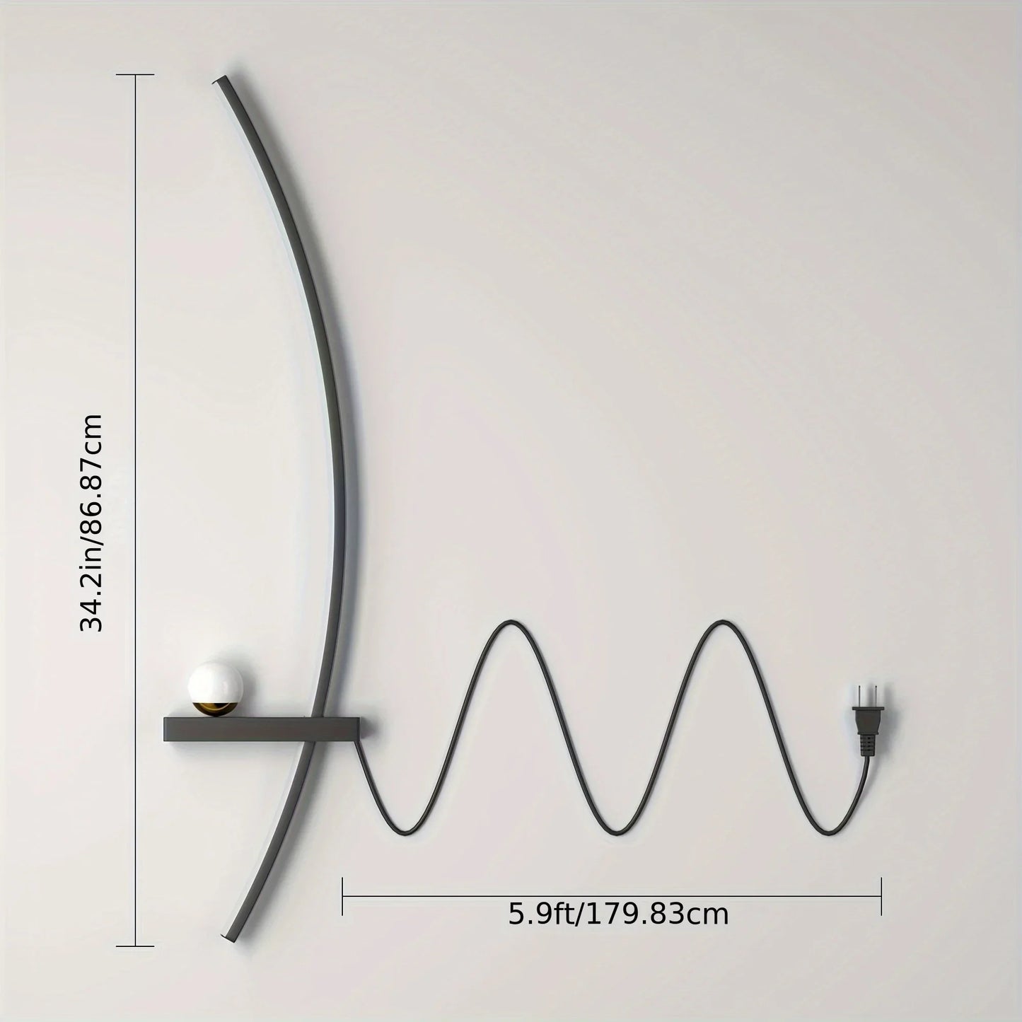 2pcs Modern Adjustable LED Wall Sconce