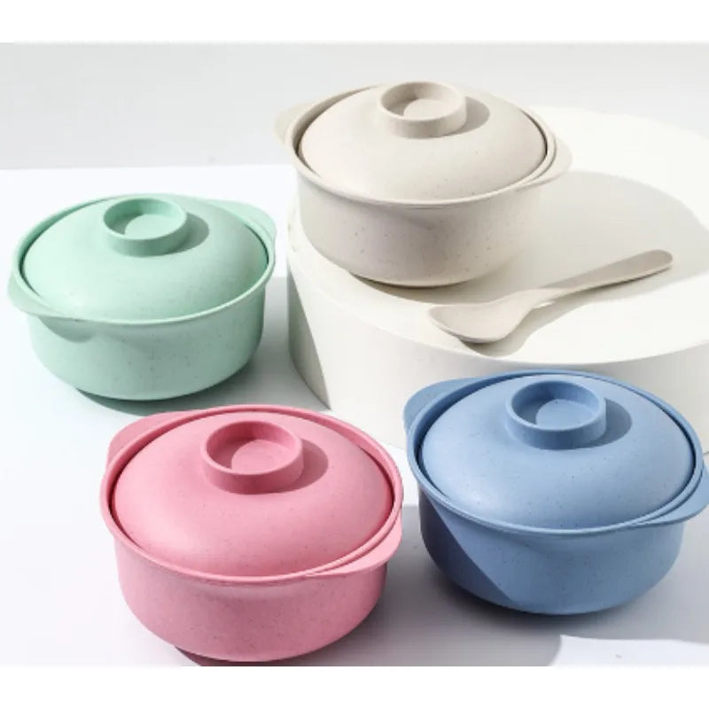 Wheat Straw Dinnerware Sets with Plates