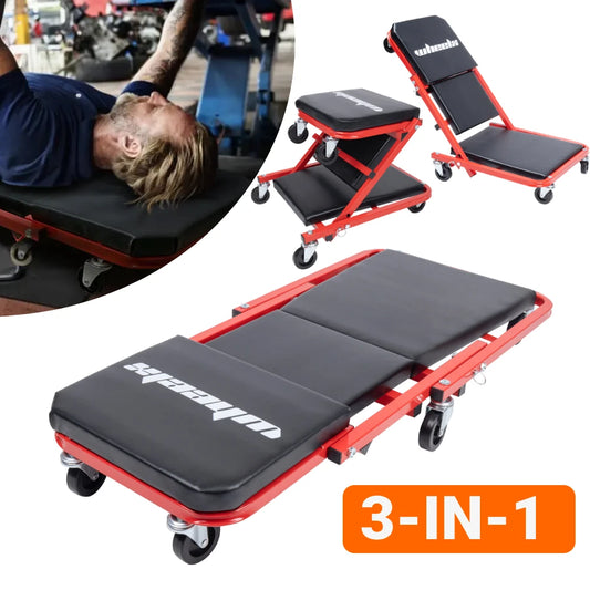 3-in-1 Rolling Mechanic Creeper