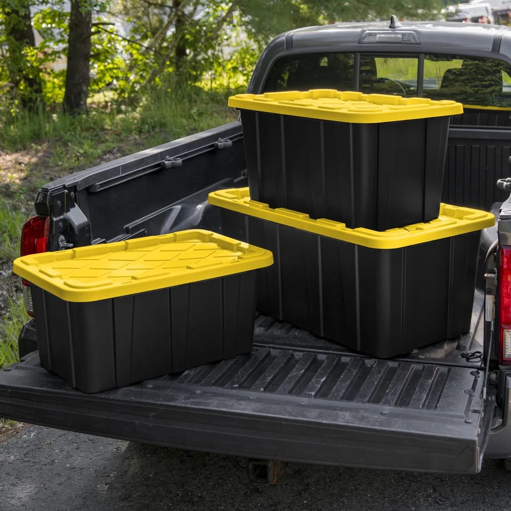 27 Gallon Heavy Duty Plastic Storage Bin